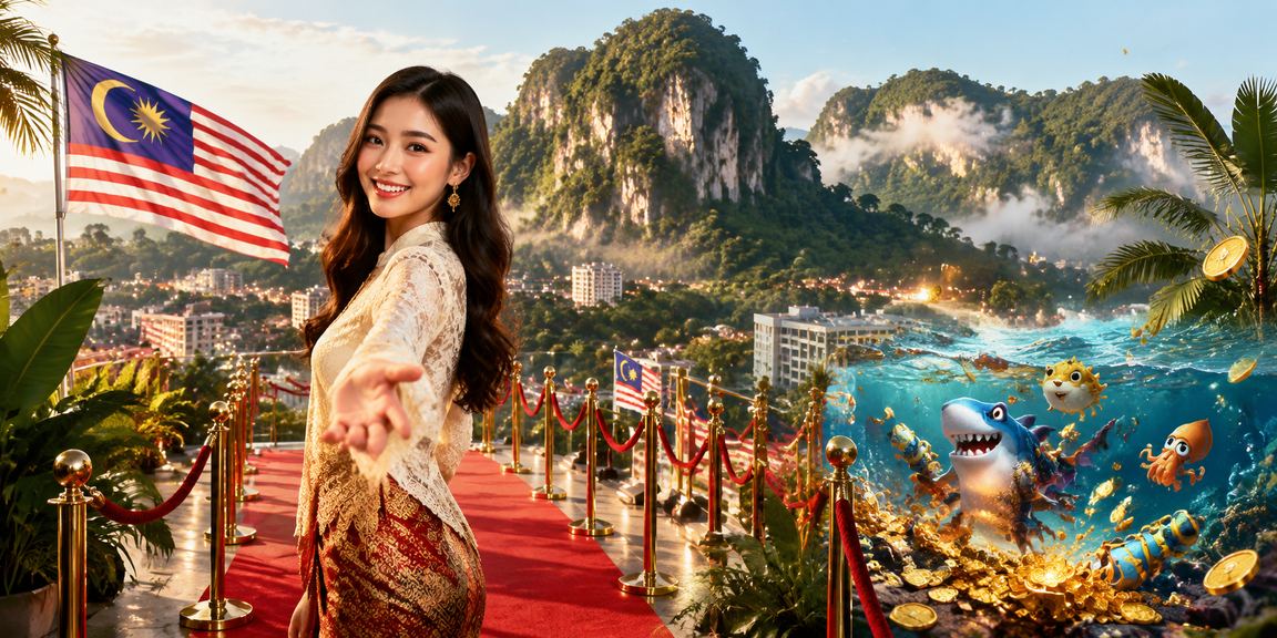 Permainan memancing bergaya Melayu di Ipoh menggambarkan variasi hiburan di 90210