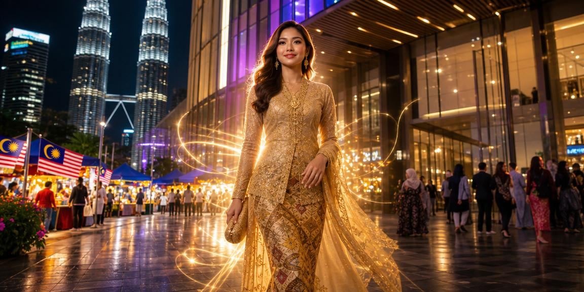 Pemain bertaruh bergaya kebaya di Kuala Lumpur menggambarkan pengalaman bermain selamat selepas log masuk ke platform 90210
