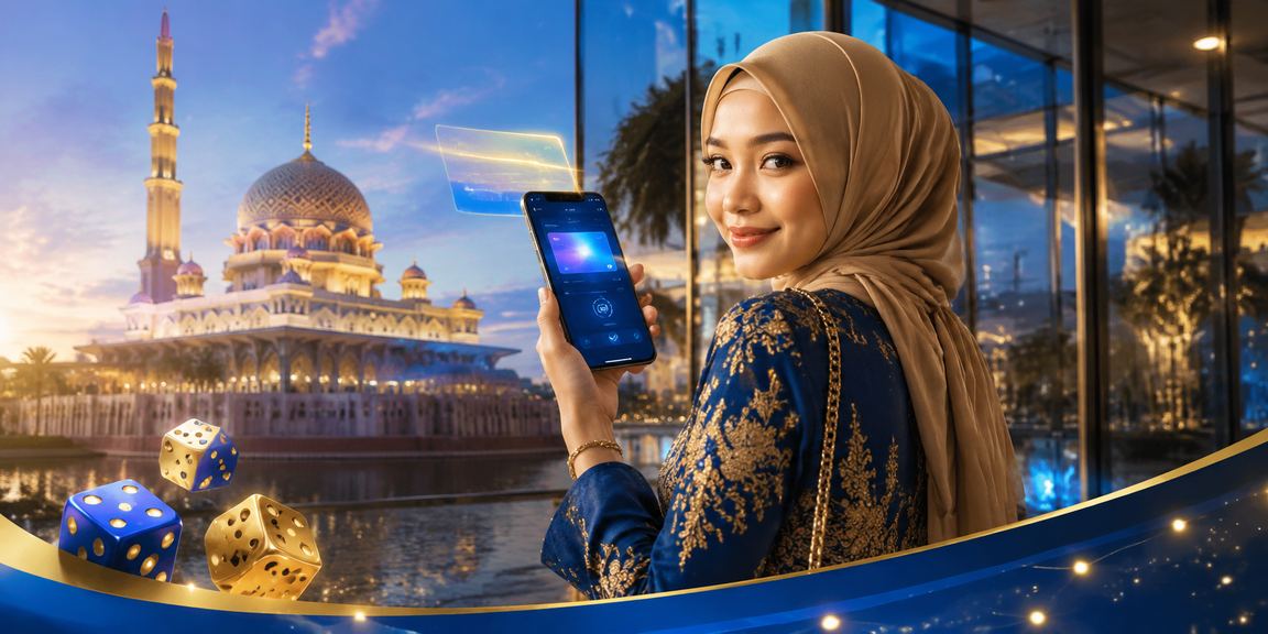 Permainan dadu bergaya Malaysia di Putrajaya menggambarkan Sic Bo di platform 90210